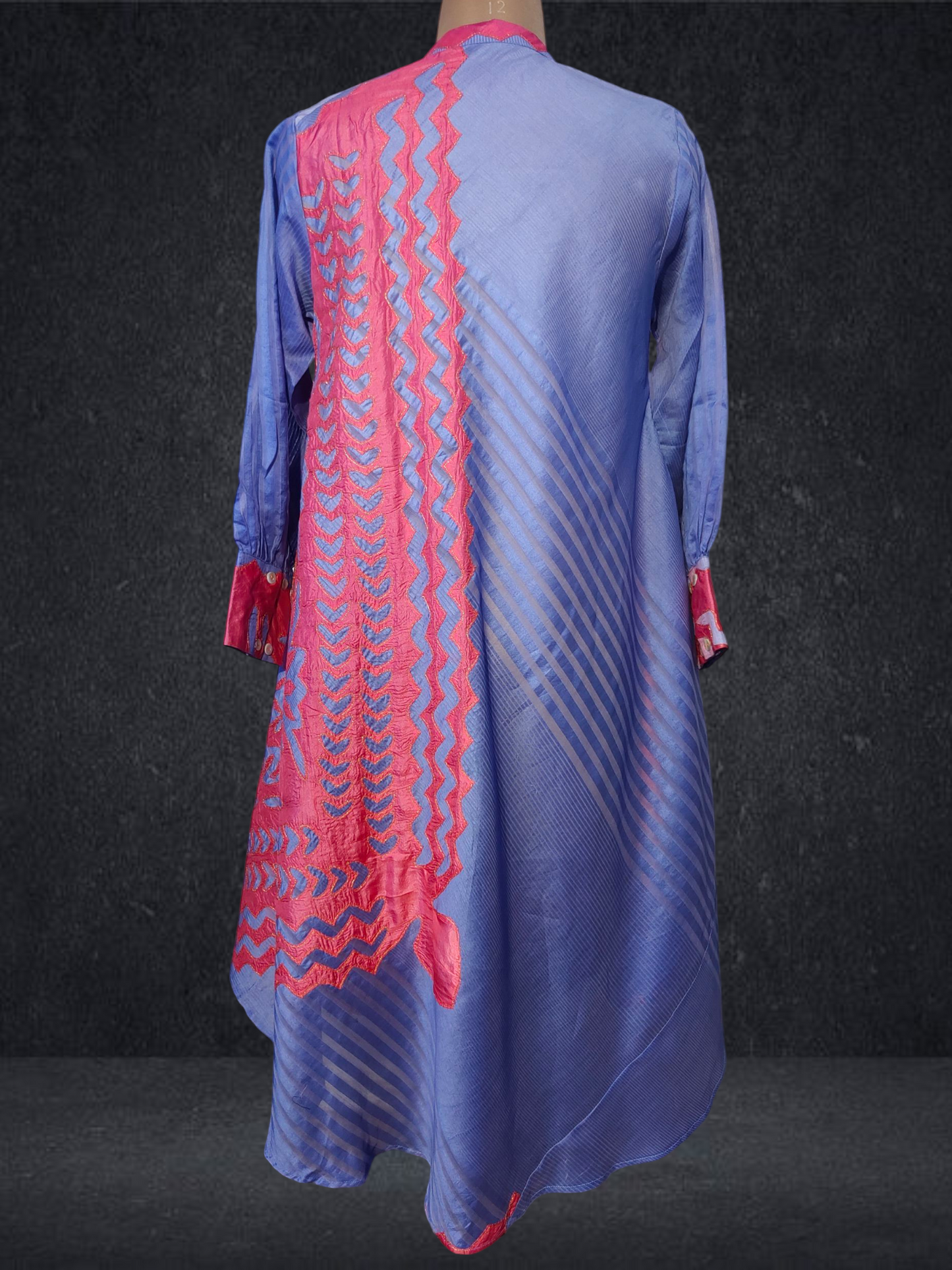 Stitched applique Long Dress VISHAL KAPUR STUDIO