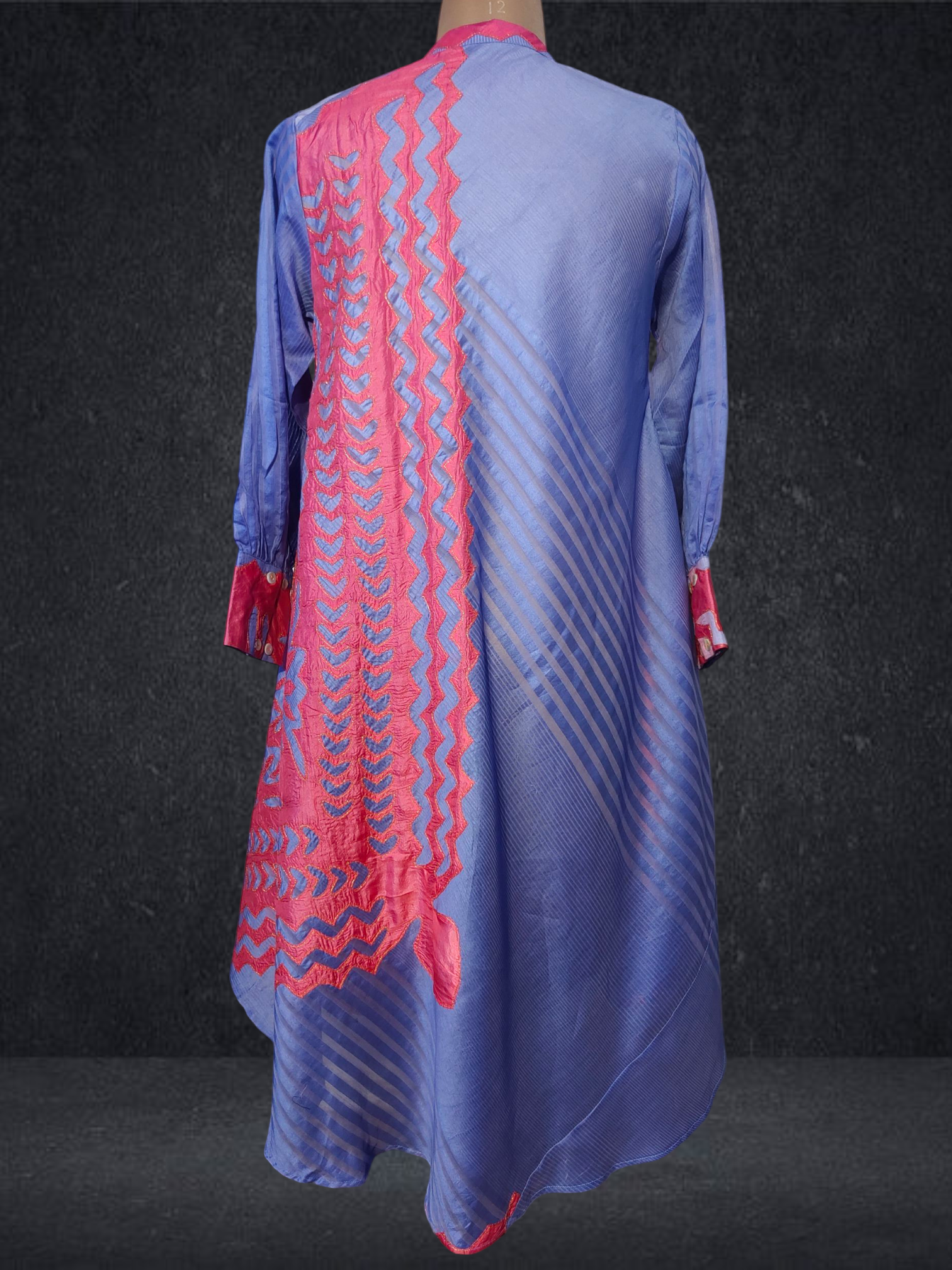 Stitched applique Long Dress VISHAL KAPUR STUDIO