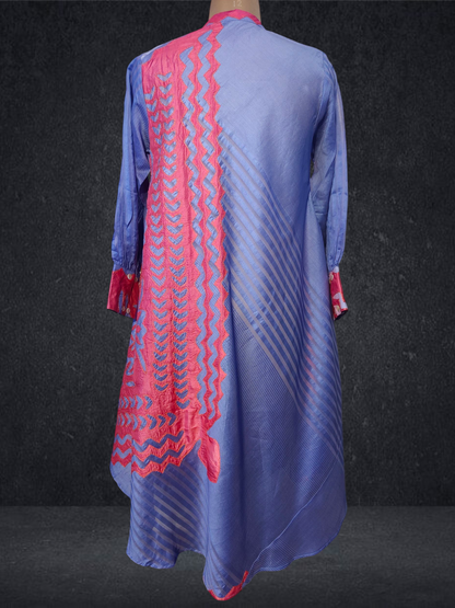 Stitched applique Long Dress VISHAL KAPUR STUDIO