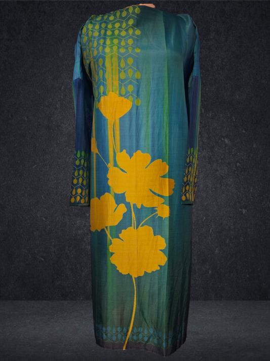 Semi Stitched Chanderi Casual Suitset VISHAL KAPUR