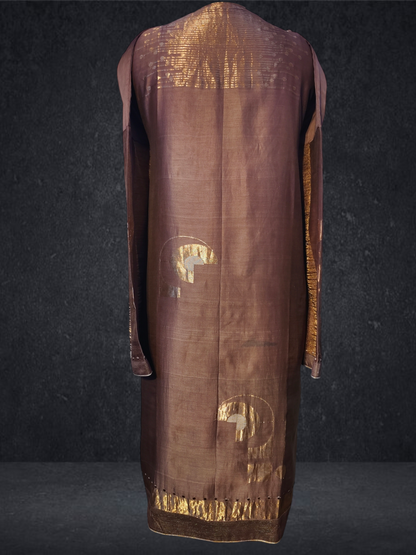 Semi Stitched Chanderi kurta