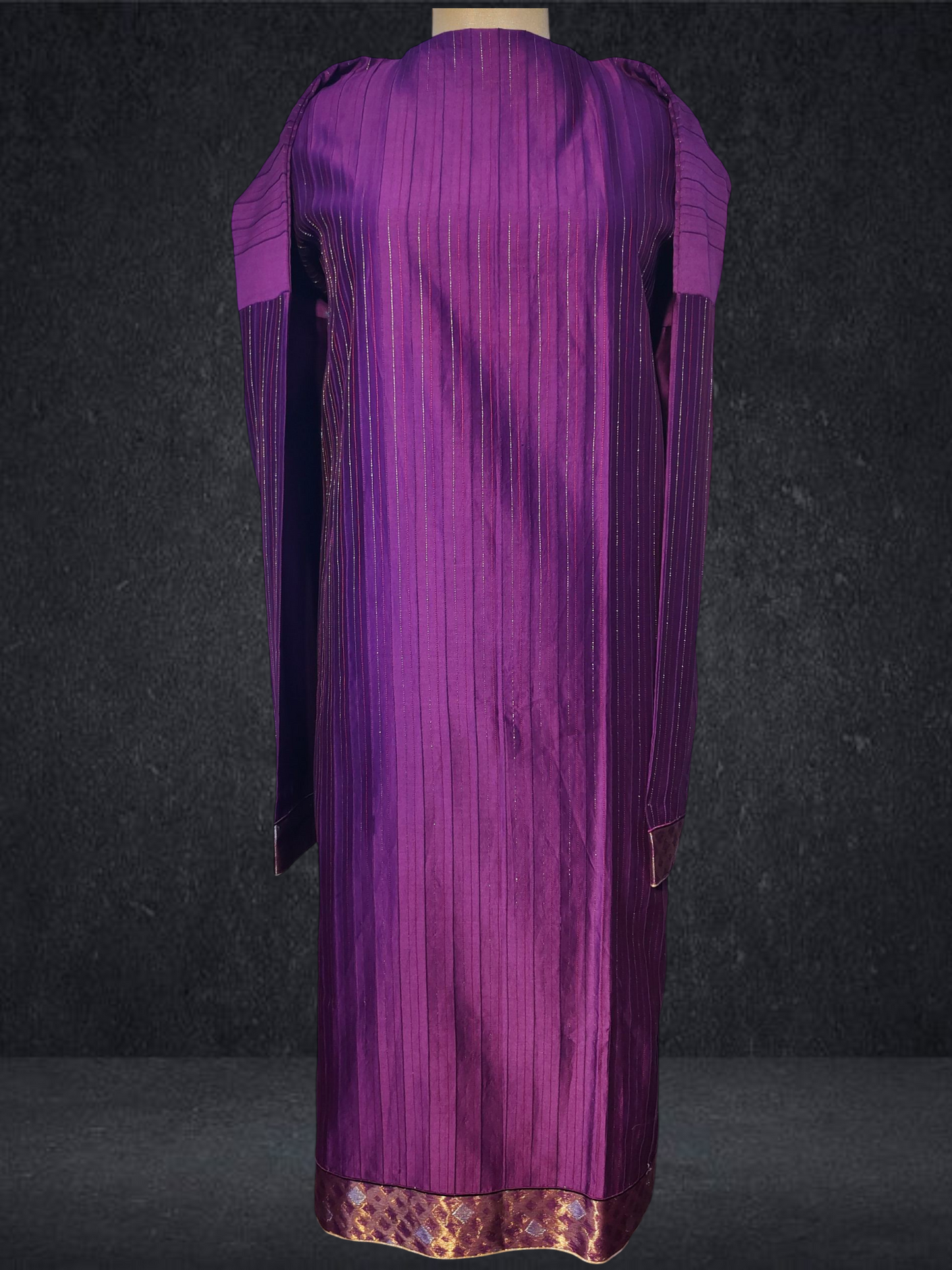 Semi Stitched Formal chanderi Kurta