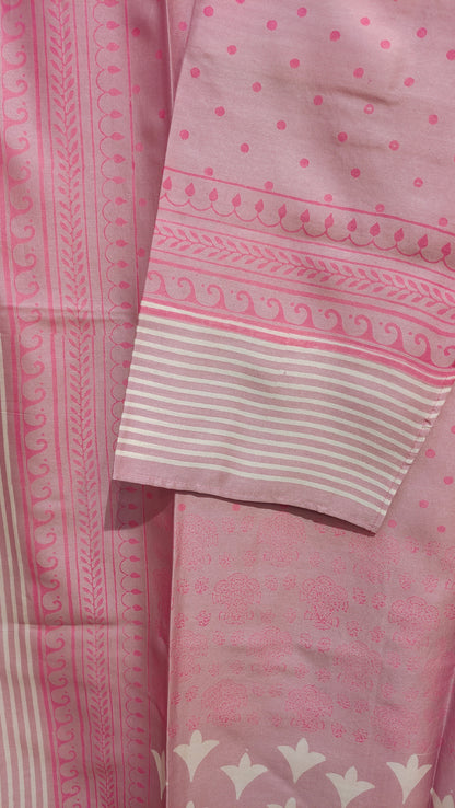 Semi Stitched Chanderi Casual kurta