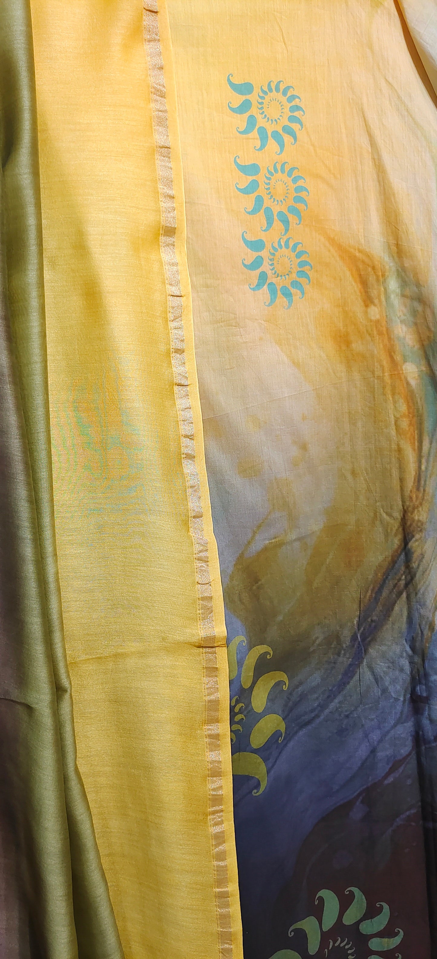 Semi Stitched Cotton Casual Suitset