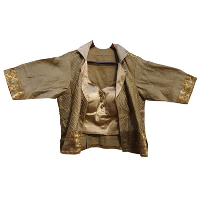 Indowestern chanderi formal coordset