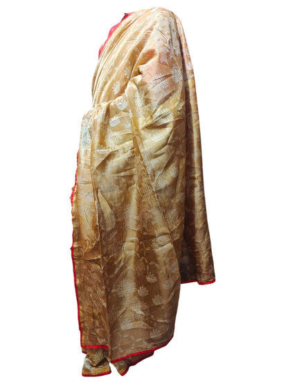 Cotton Casual Block Printed Saree