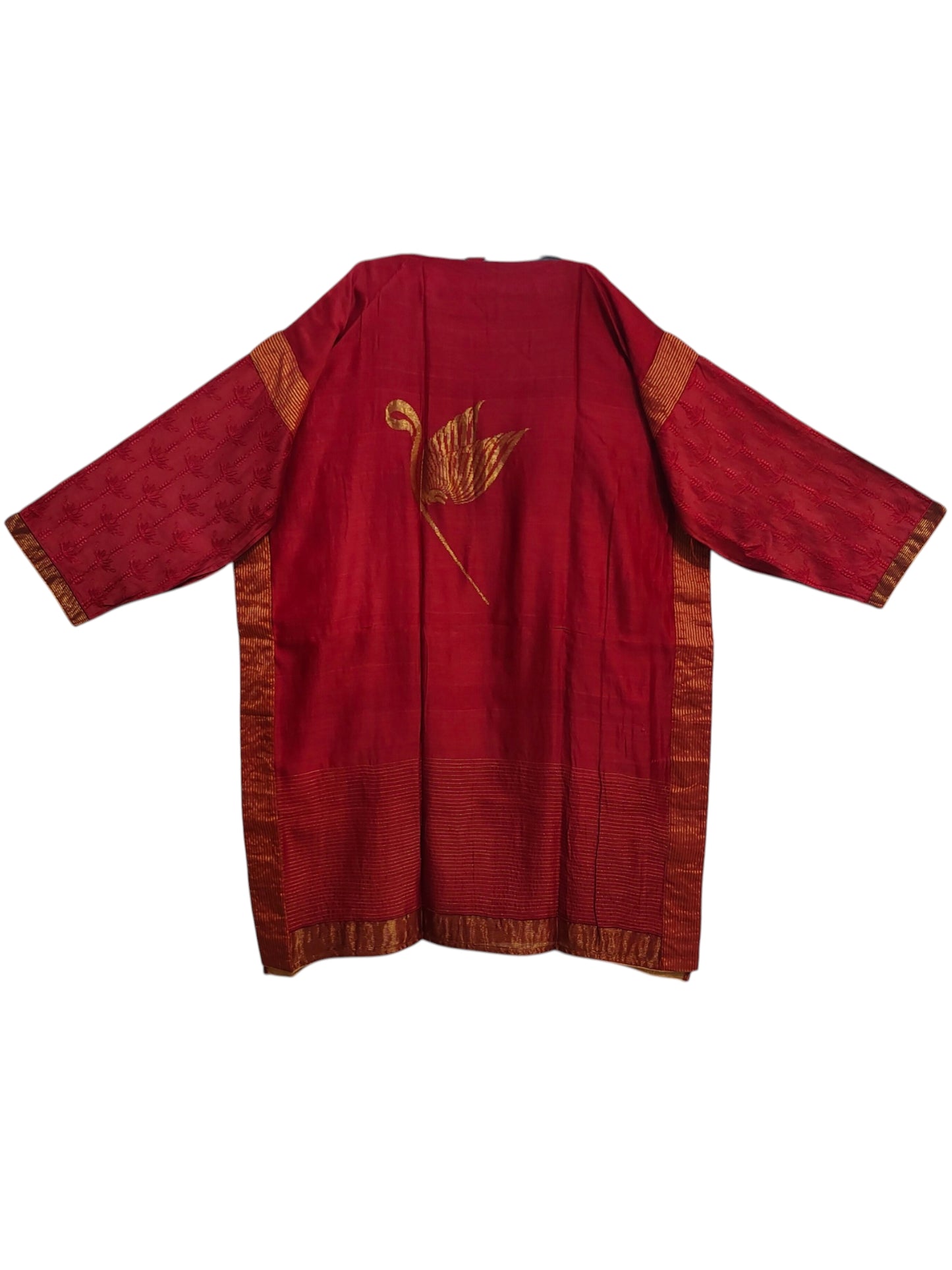 Semi Stitched Chanderi Formal Suitset