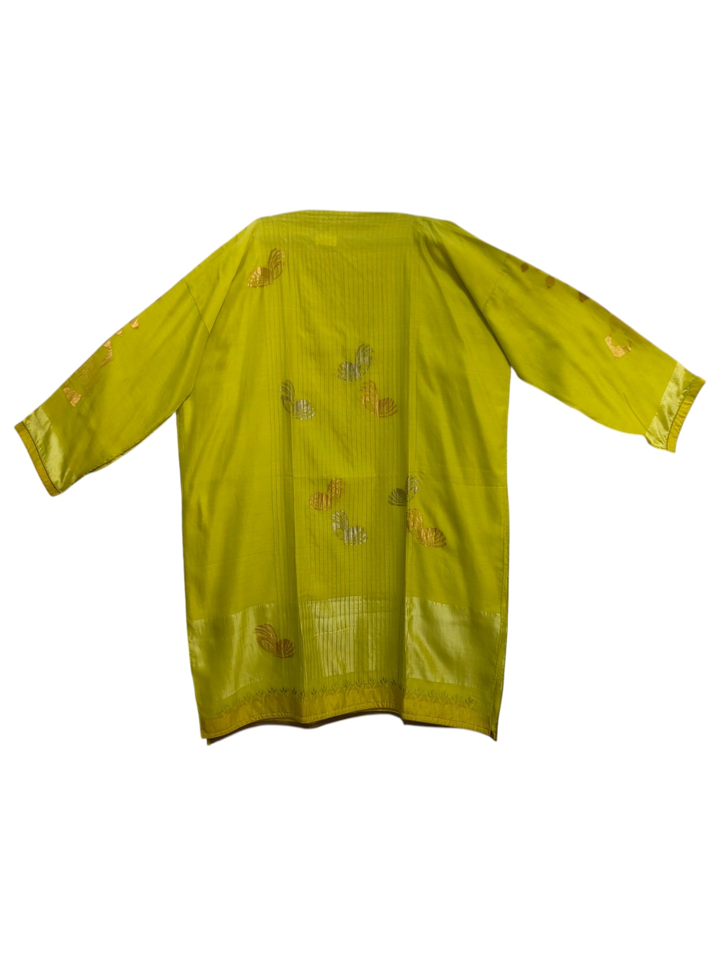 Semi Stitched Chanderi Formal Suitset