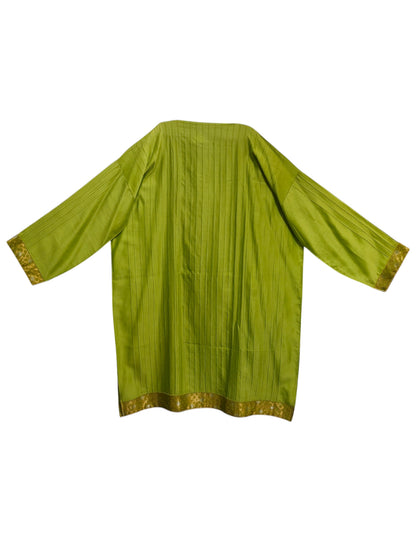 Semi Stitched Chanderi Formal Suitset