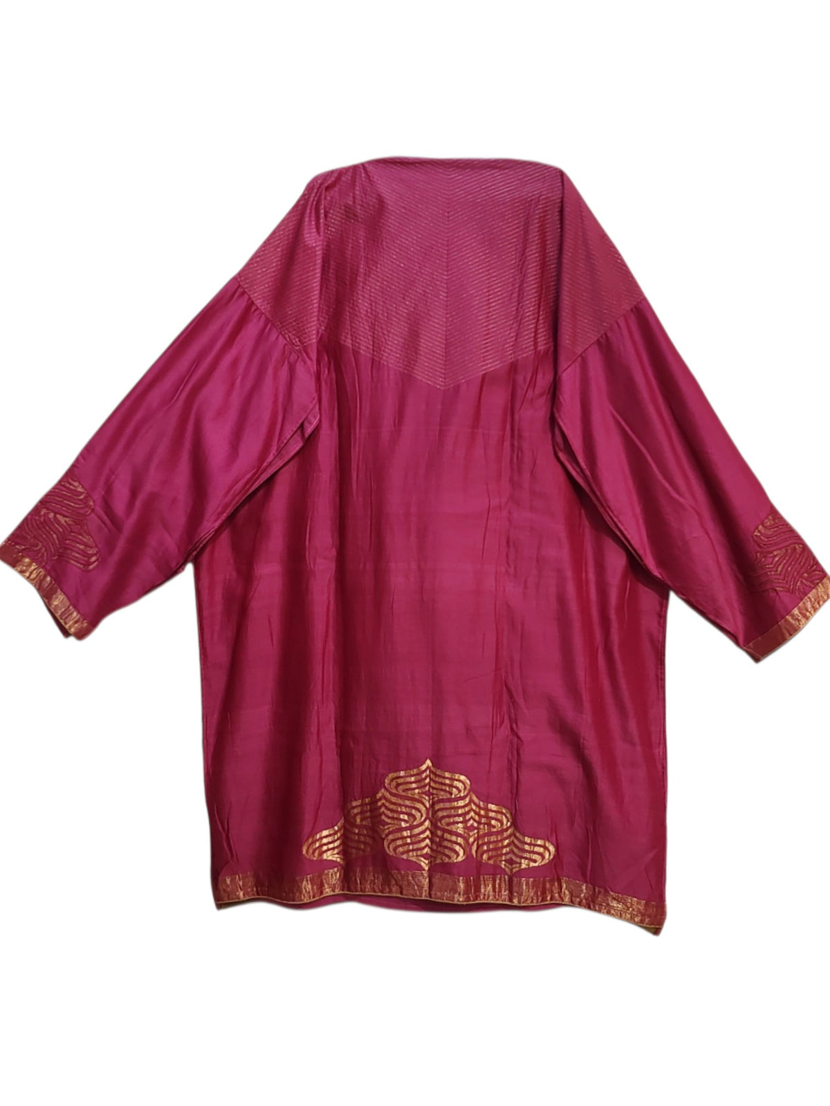 Semi Stitched Chanderi Formal Suitset