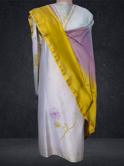 Semi Stitched Cotton Casual Suitset VISHAL KAPUR