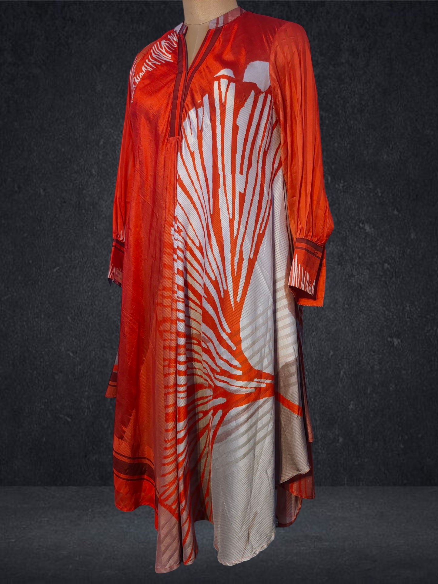 Stitched Chanderi dress