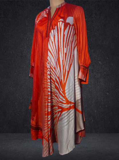 Stitched Chanderi dress