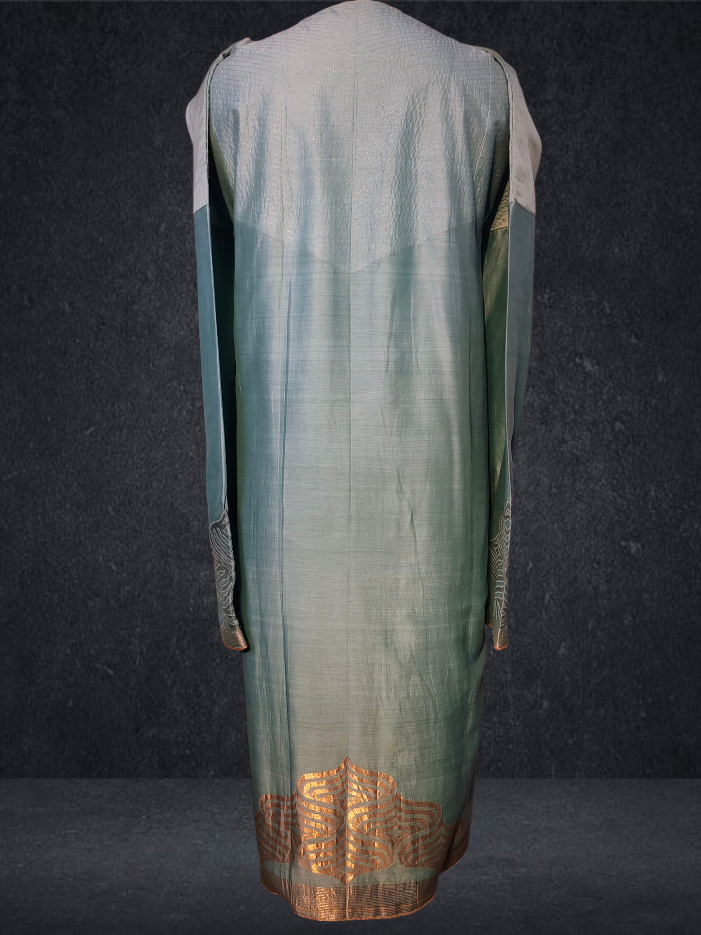 Semi Stitched Formal chanderi Suitset