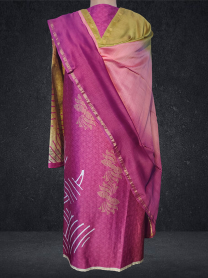 Semi Stitched Cotton Casual Suitset VISHAL KAPUR