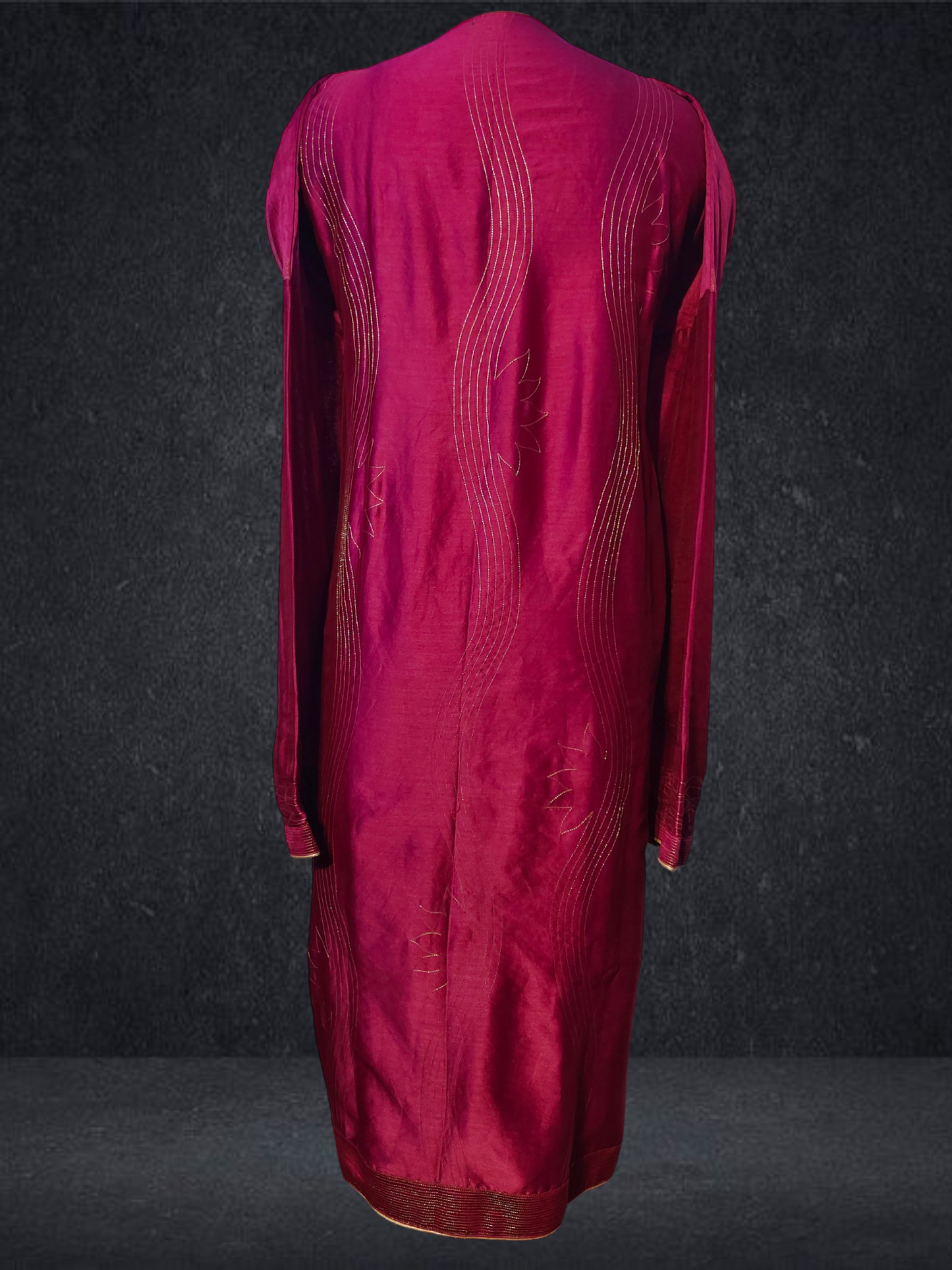 Semi Stitched Formal chanderi Suitset