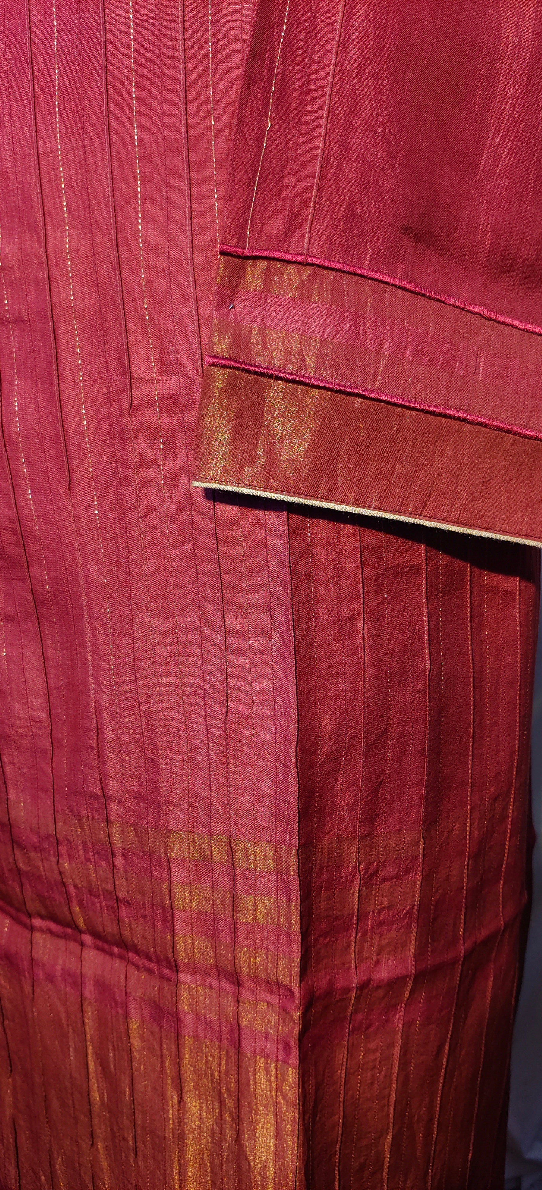 Semi Stitched Chanderi kurta VISHAL KAPUR