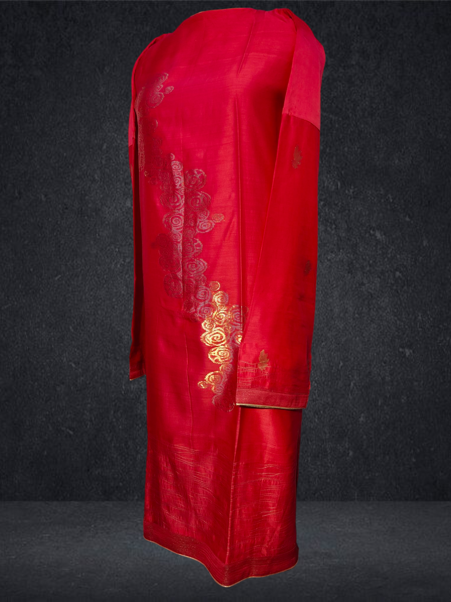 Semi Stitched Formal chanderi Suitset VISHAL KAPUR
