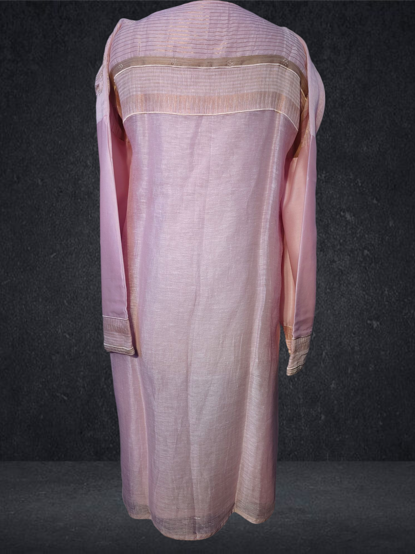 Semi Stitched silk linen kurta VISHAL KAPUR