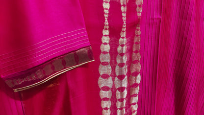 Semi Stitched Formal Chanderi Kurta