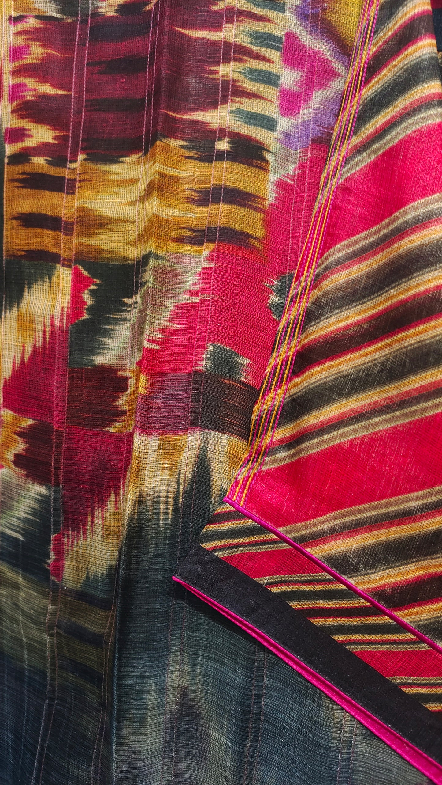 Semi Stitched linen kota Short Tunic