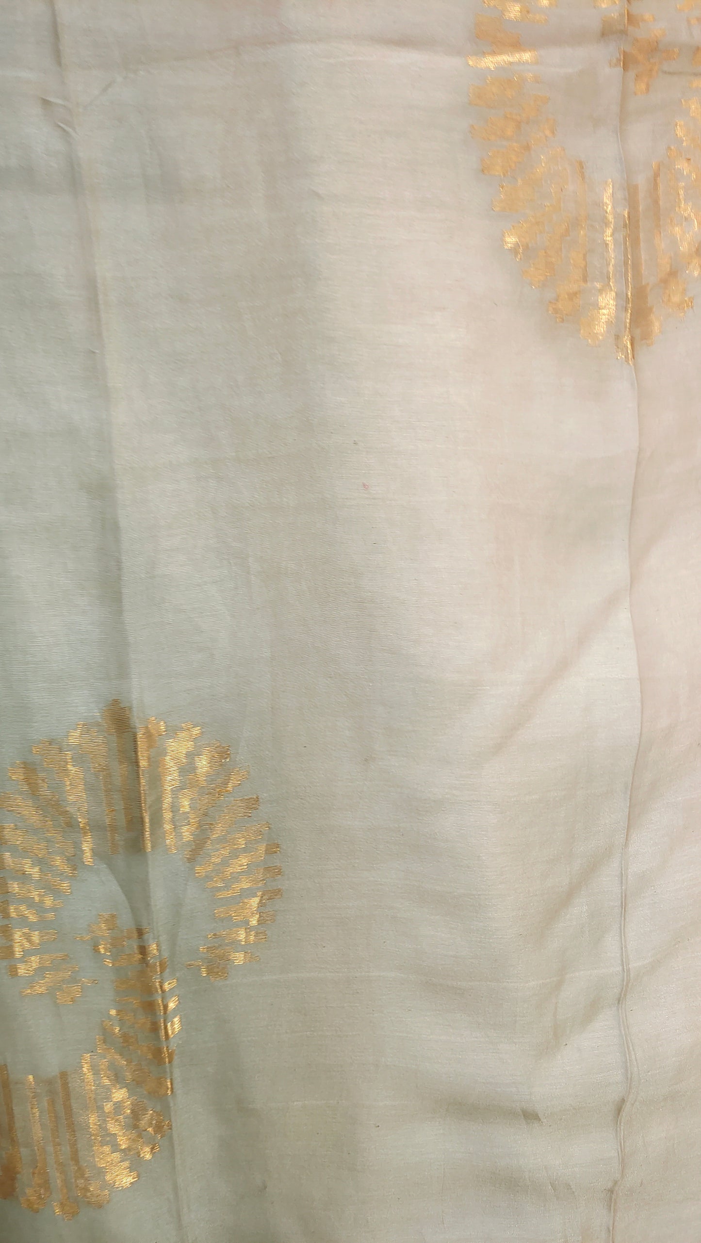 Semi Stitched Formal chanderi Suitset