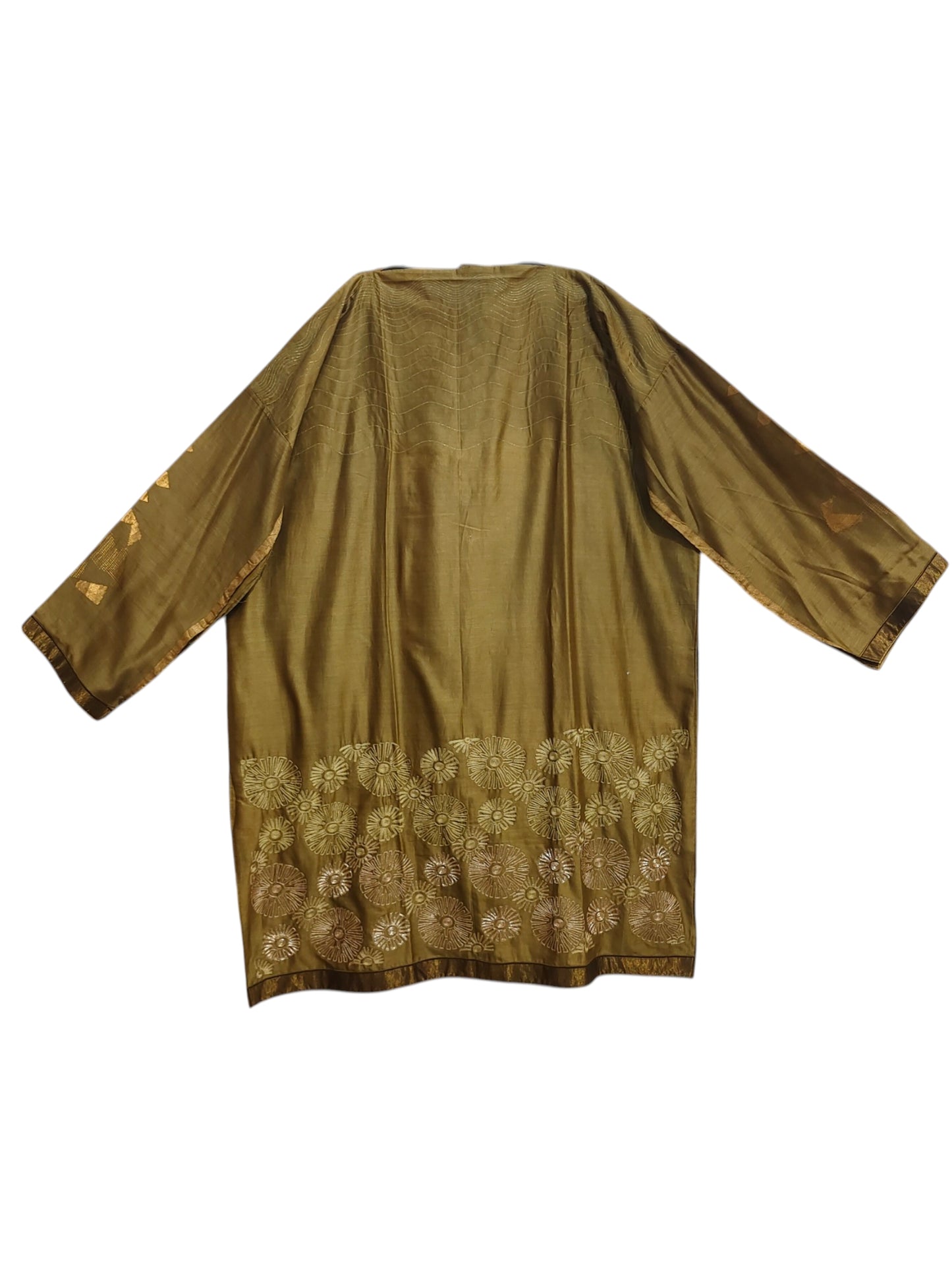 Semi Stitched Chanderi Formal Suitset