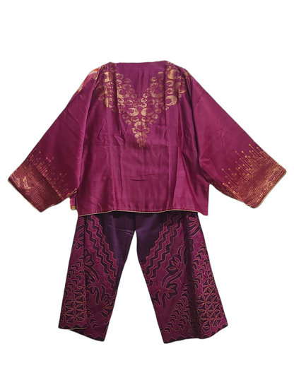 Indowestern chanderi formal coordset