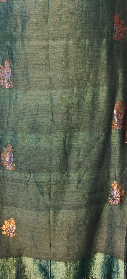 Semi Stitched Formal chanderi Suitset