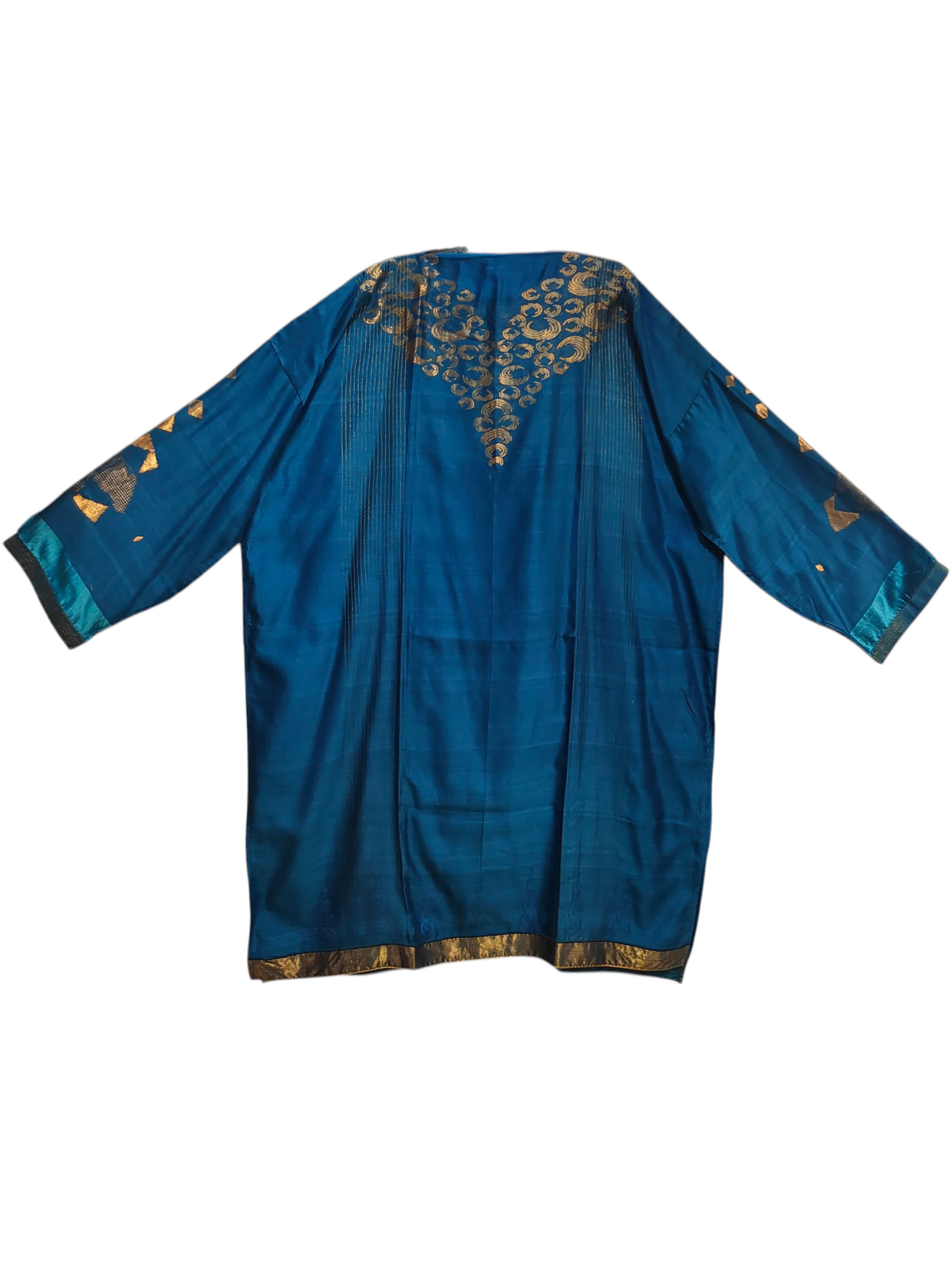 Semi Stitched Chanderi Formal Suitset