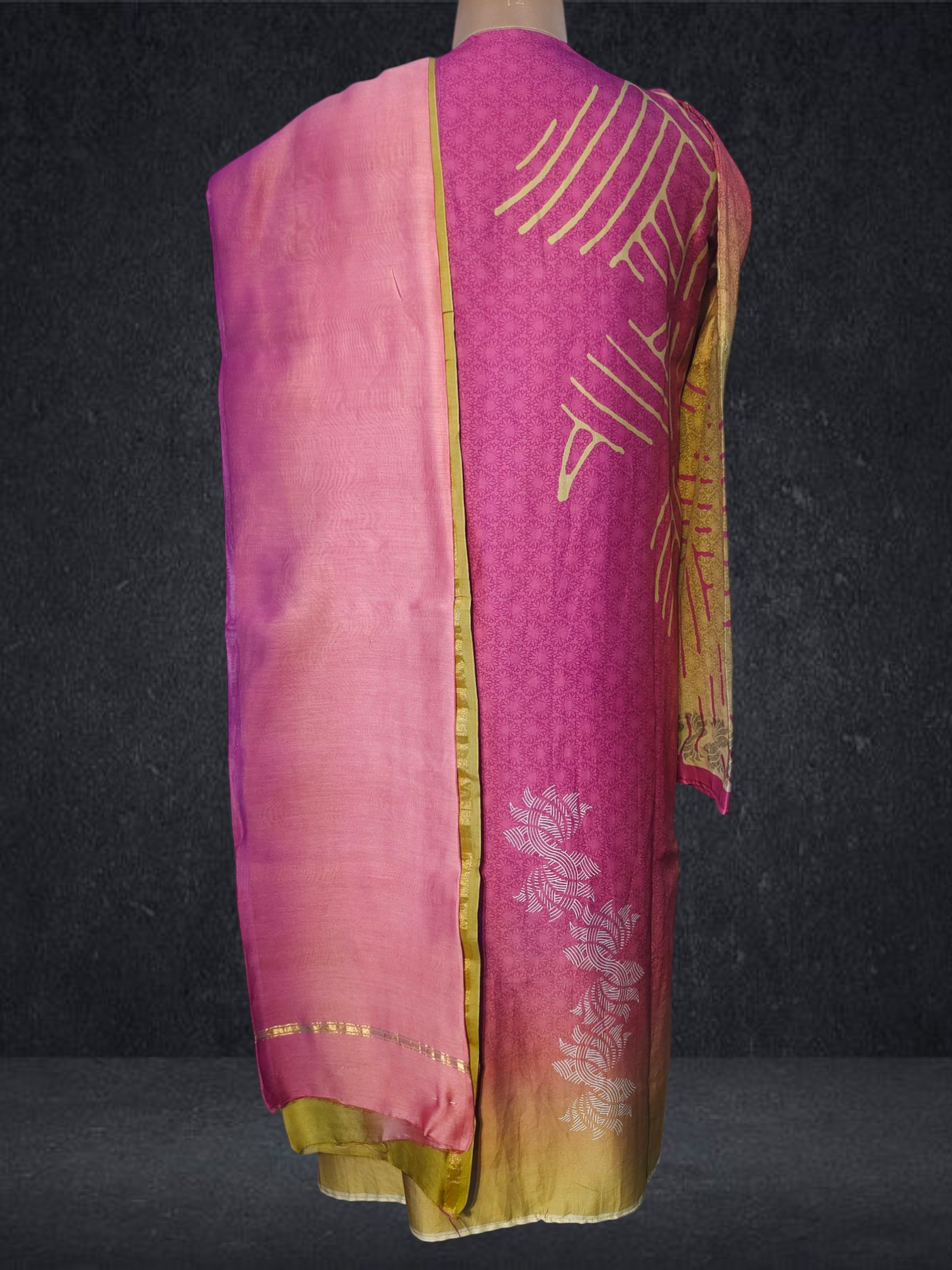 Semi Stitched Cotton Casual Suitset VISHAL KAPUR