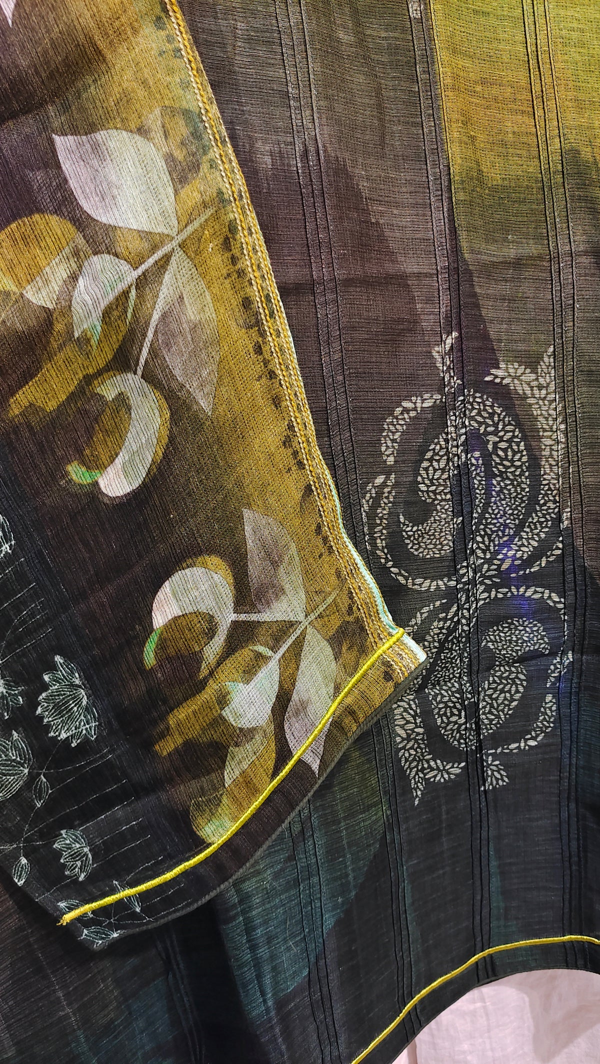 Semi Stitched linen kota Short Tunic