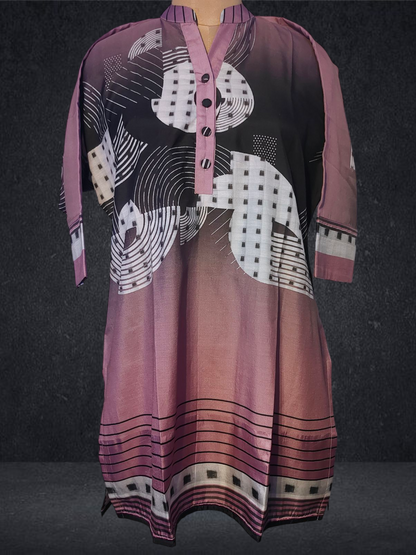 Stitched Digital Printed Short Tunic