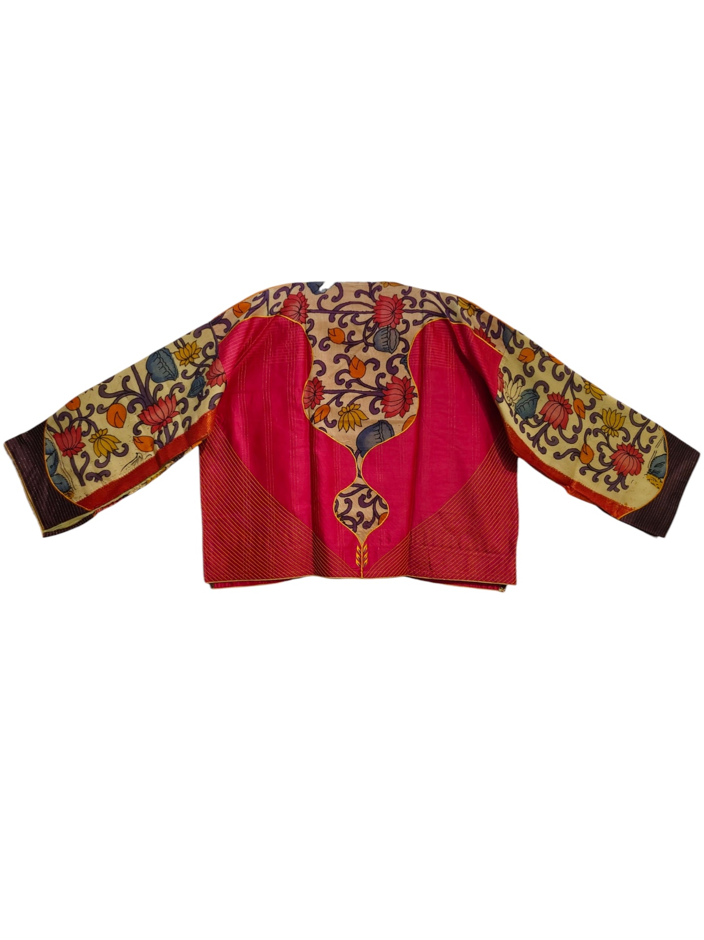 Semi Stitched Chanderi Kalamkari Ɓlouse