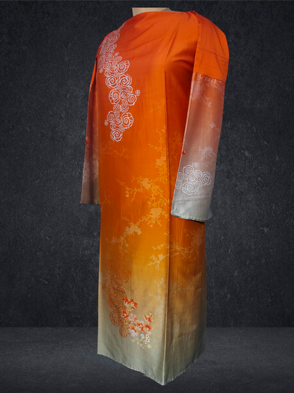 Semi Stitched Chanderi Kurta