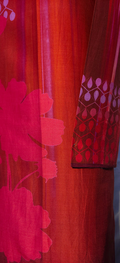 Semi Stitched Chanderi Kurta VISHAL KAPUR