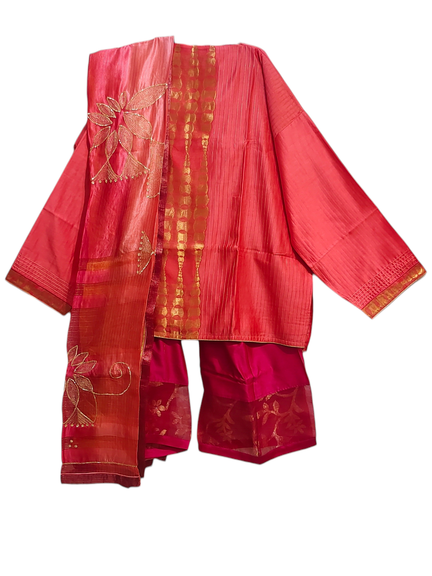 Indowestern chanderi formal coordset