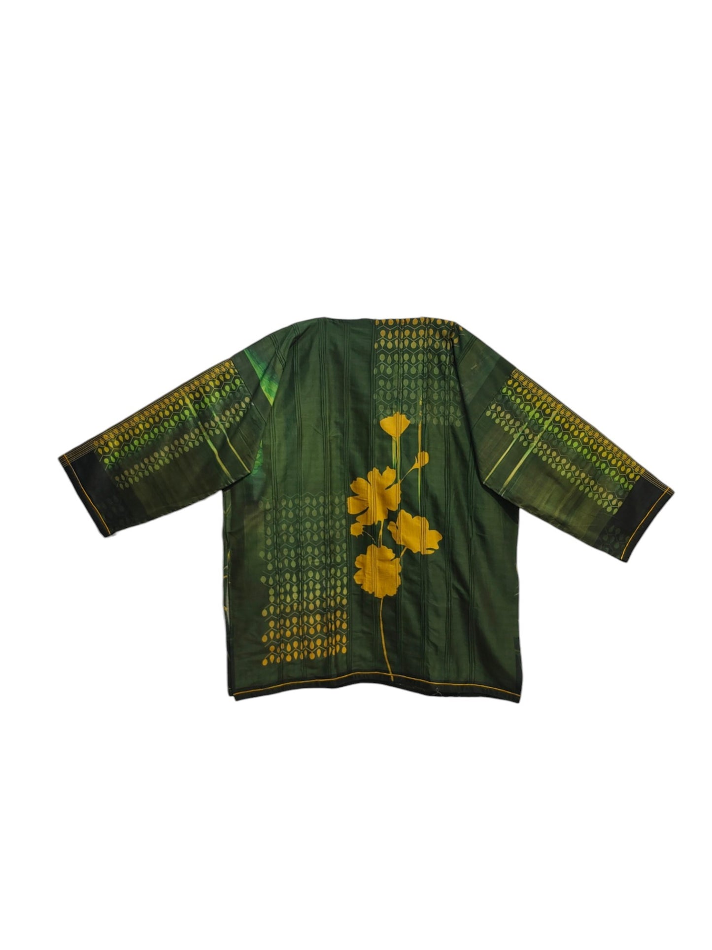 Semi Stitched printed chanderi Tunic