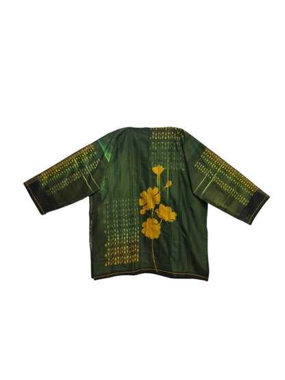 Semi Stitched printed chanderi Tunic