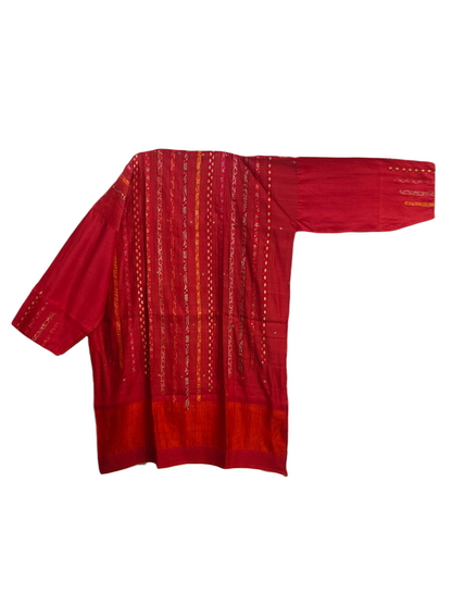 Semi Stitched Formal chanderi Suitset