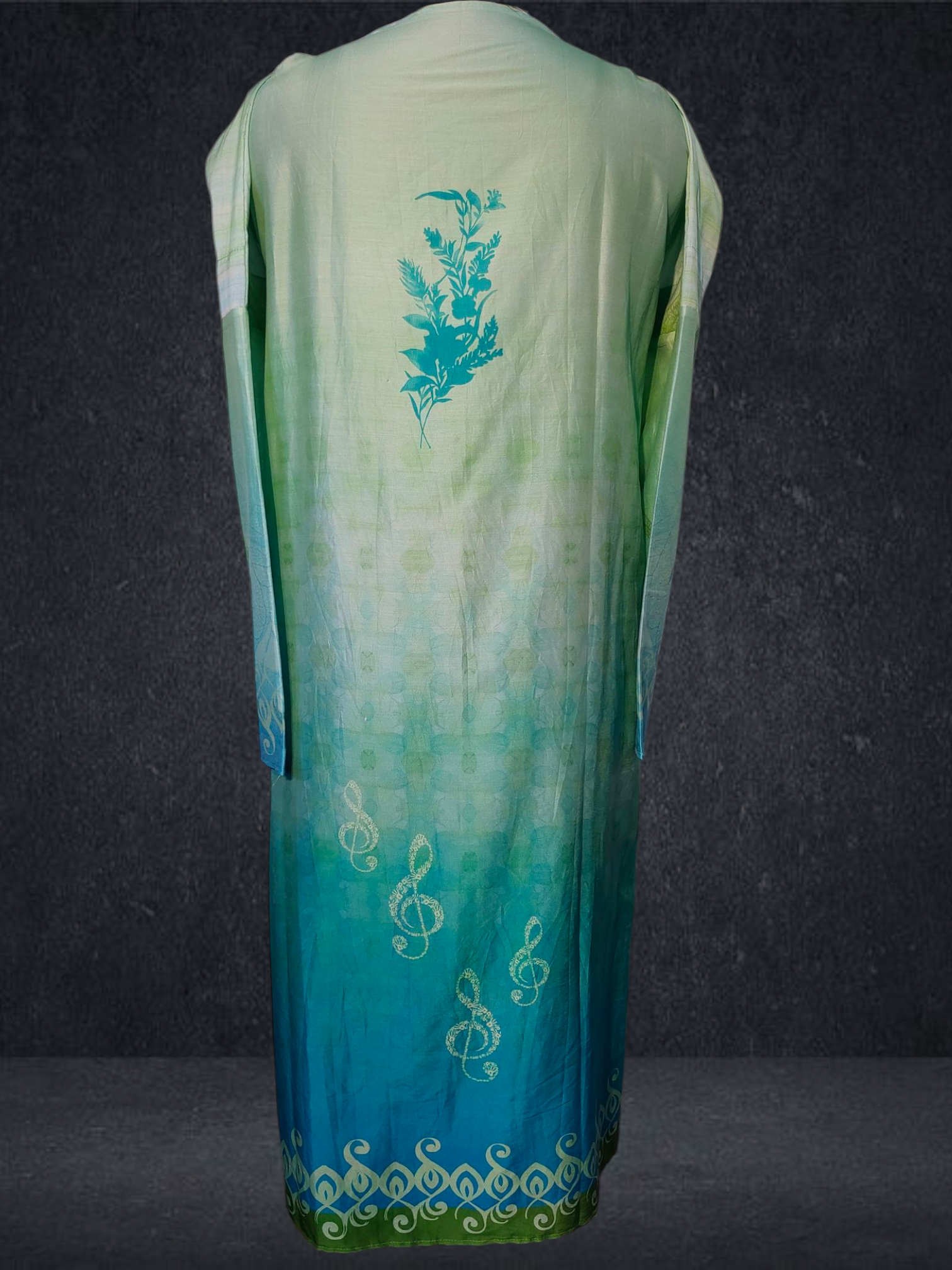 Semi Stitched Chanderi kurta VISHAL KAPUR