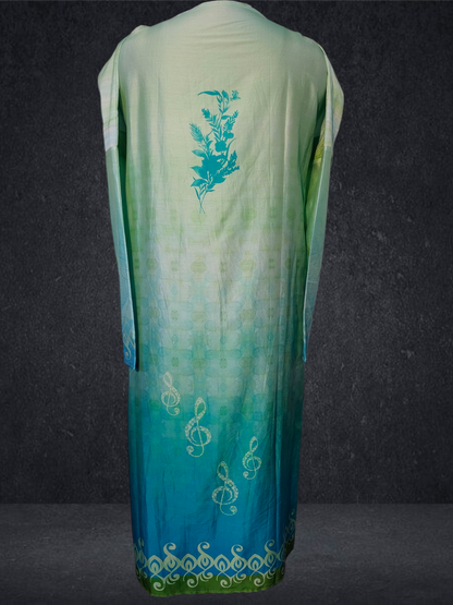 Semi Stitched Chanderi kurta VISHAL KAPUR
