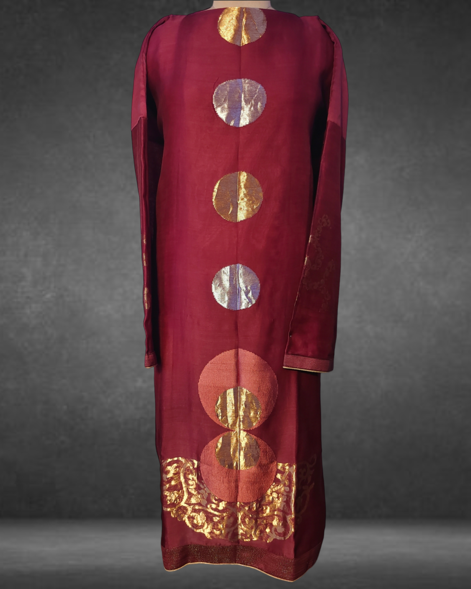 Semi Stitched Formal Chanderi suitset VISHAL KAPUR