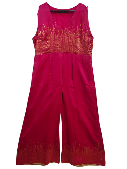 Indowestern chanderi formal coordset