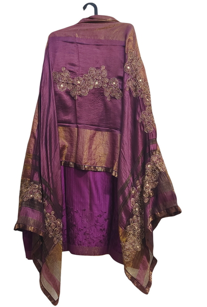 Semi Stitched Formal Chanderi Suitset