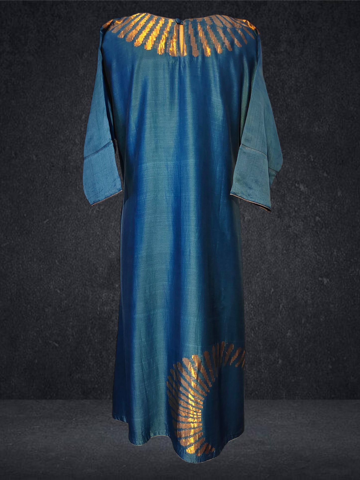 Stitched Chanderi Long Dress VISHAL KAPUR STUDIO
