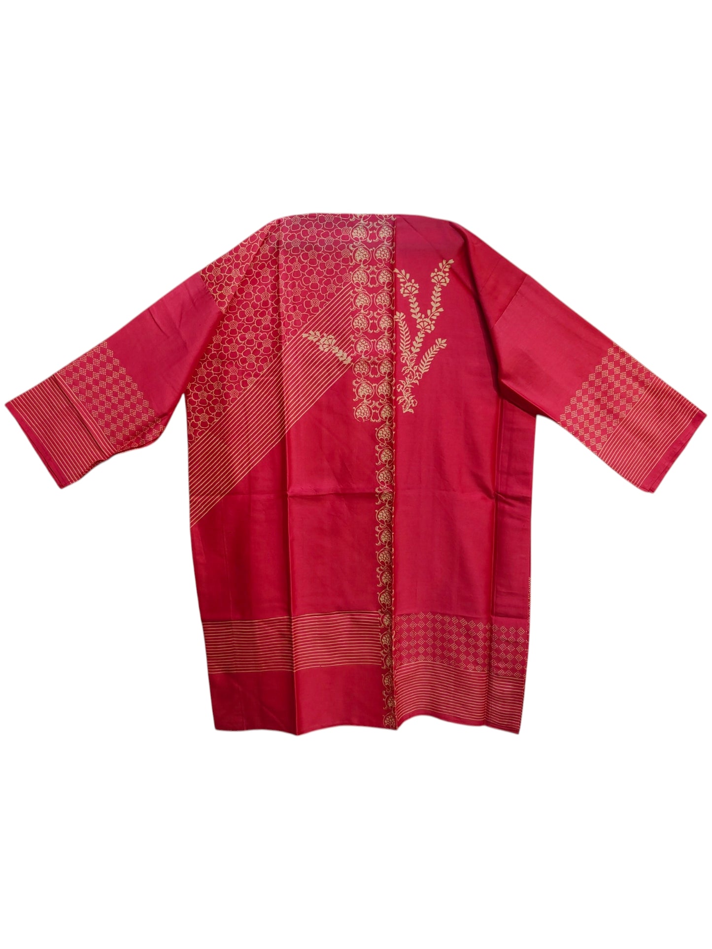 Semi Stitched Chanderi Casual kurta