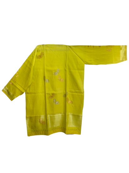 Semi Stitched Formal chanderi Suitset
