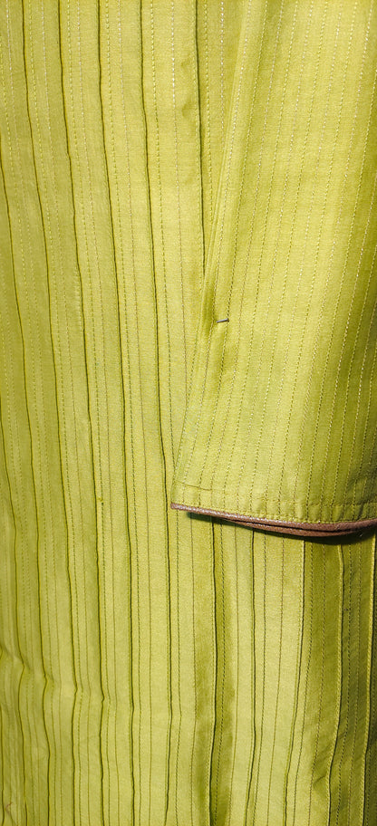 Semi Stitched Chanderi kurta