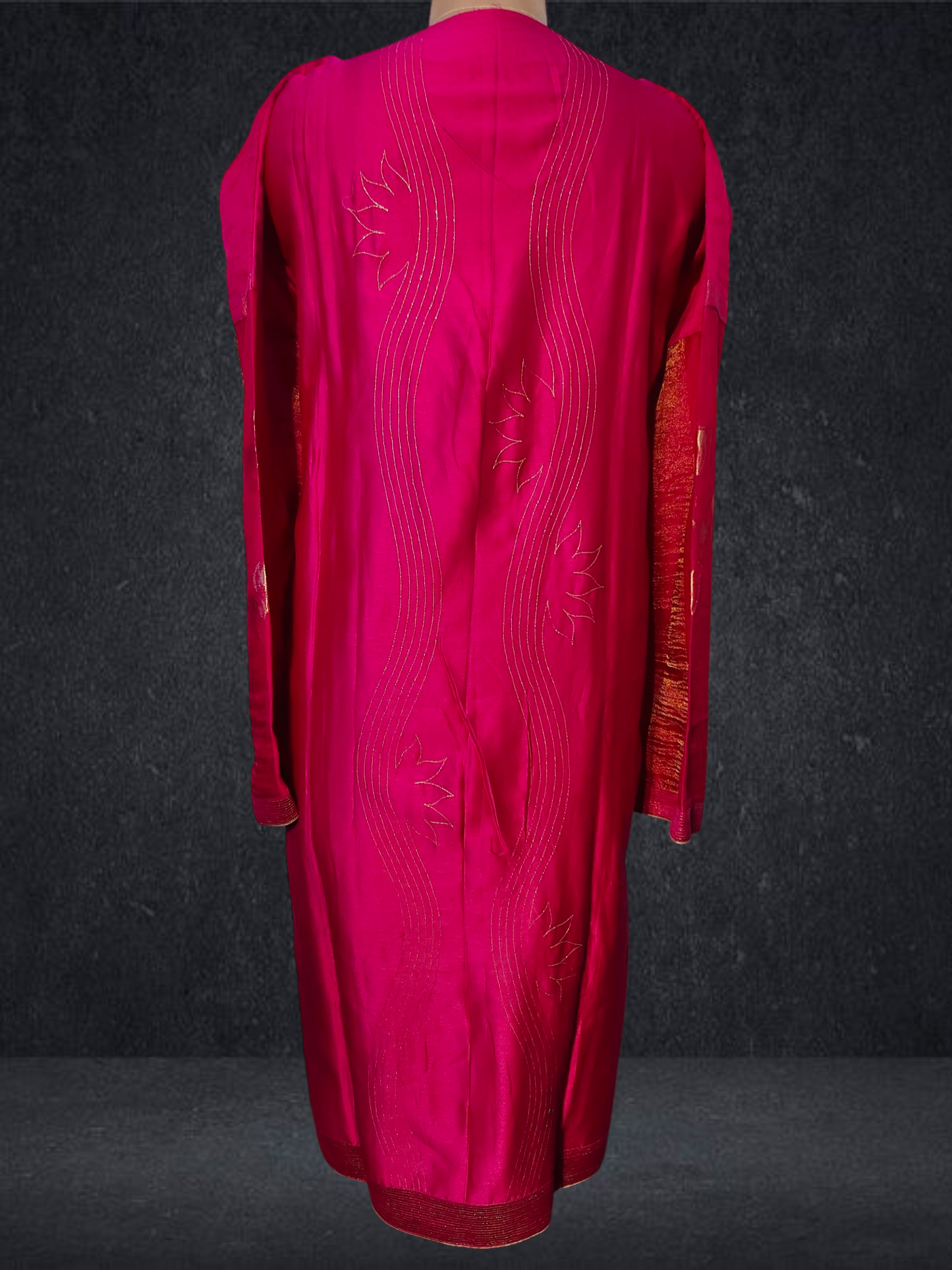 Semi Stitched Chanderi kurta VISHAL KAPUR